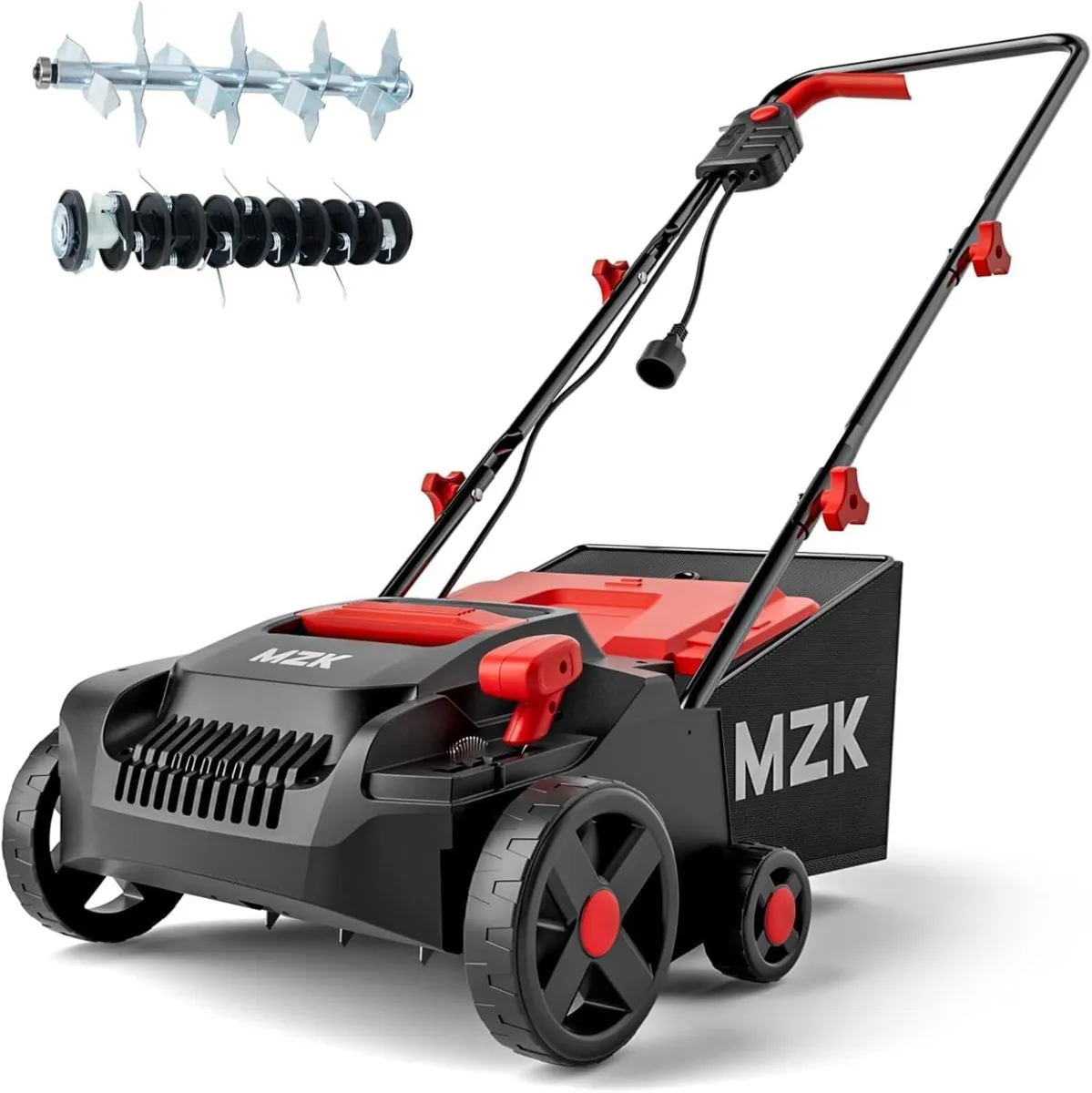 33 cm 13 Amp 2-in-1 Electric Lawn Scarifier and - Image 1