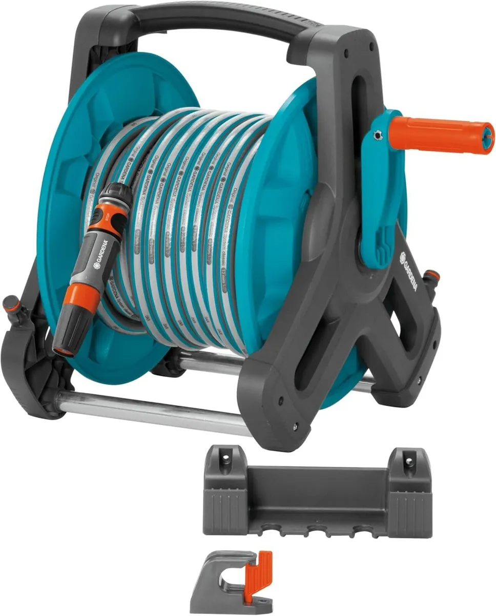 Classic wall-fixed Hose Reel 50 Set: Mobile - Image 1