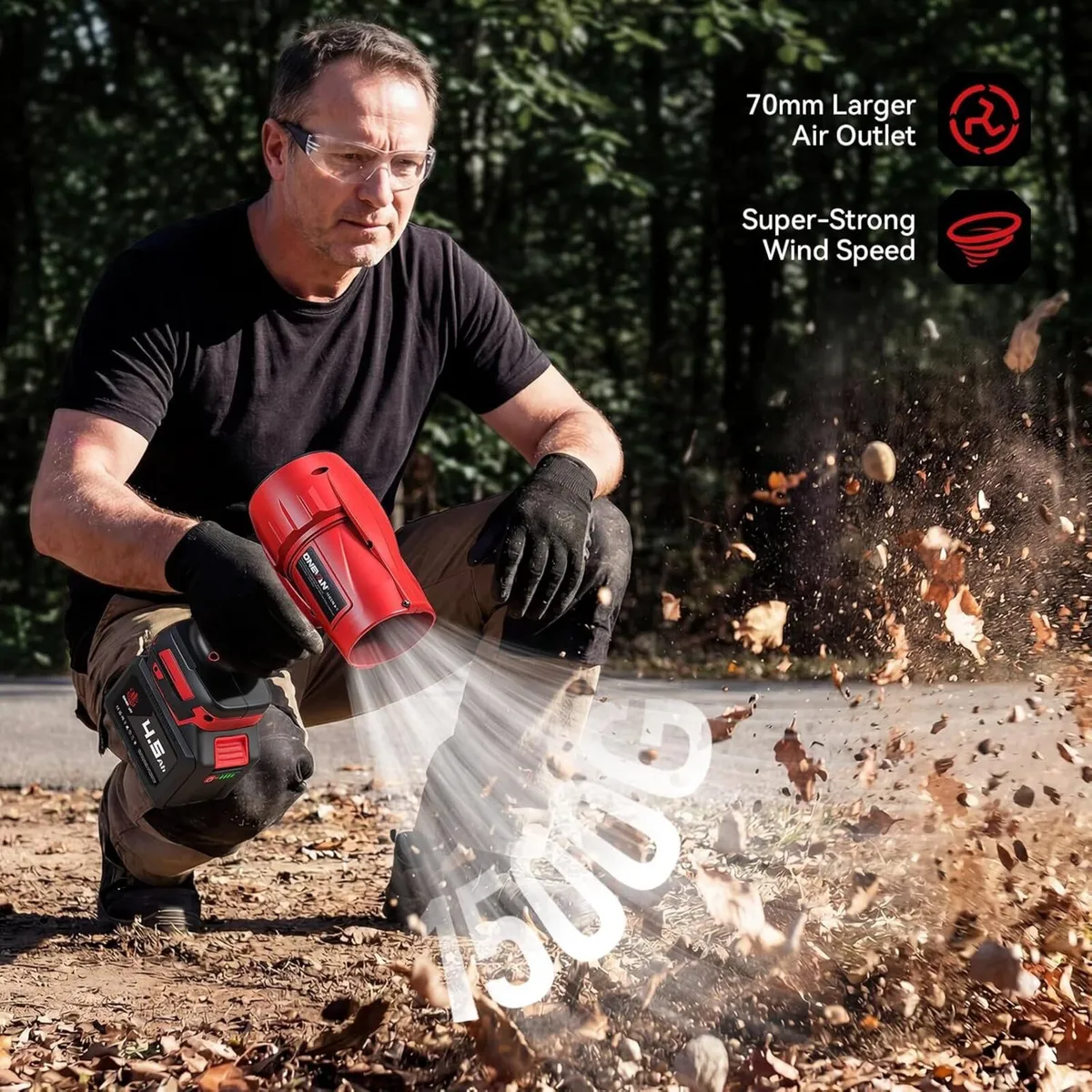 Turbo Jet Blower Cordless Leaf - Brushless Mini - Image 4