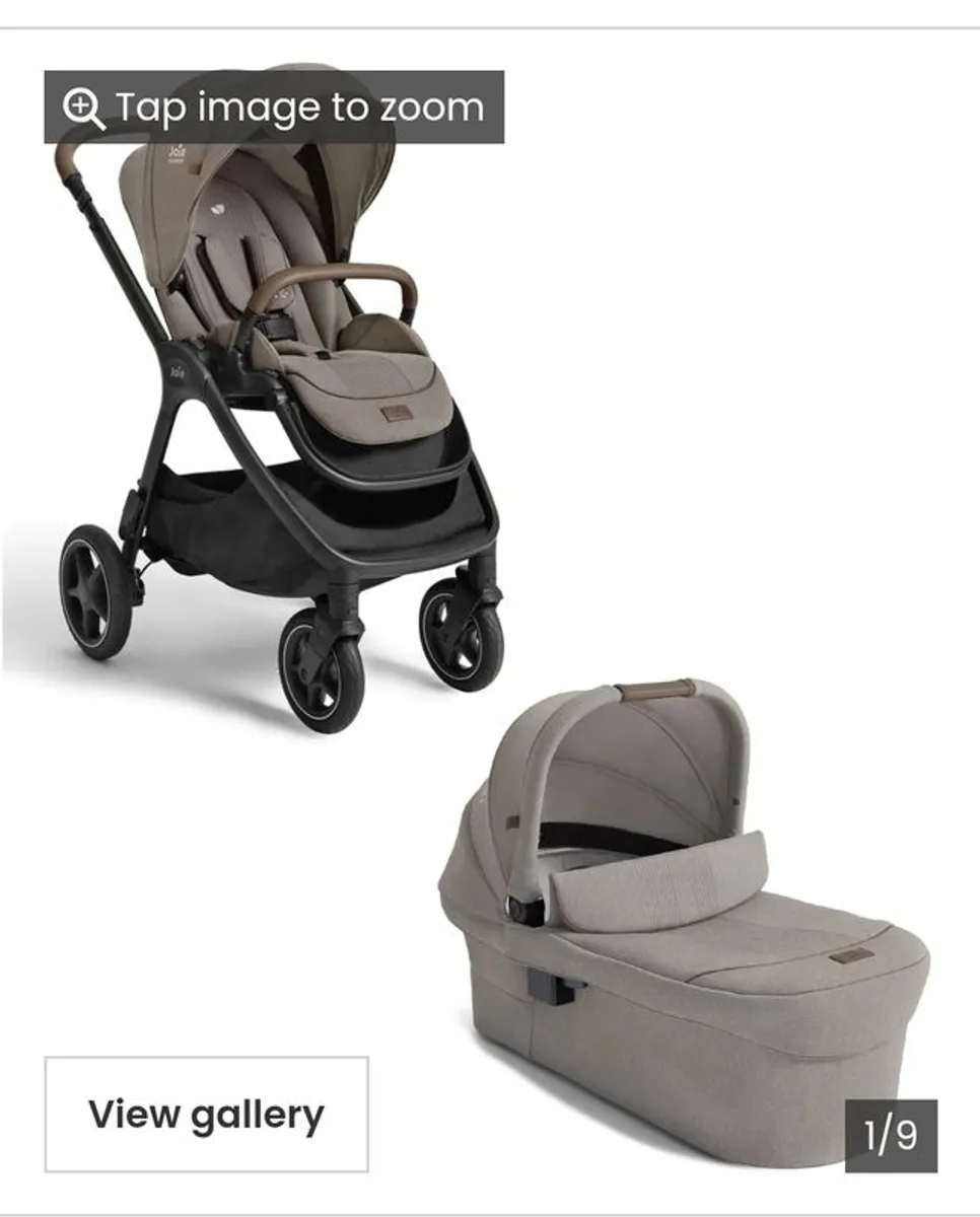 BOXED. Brand new still in original packaging Joie Signature Finiti Pushchair and Carrycot (Ramble XL)  bundle. - Image 1