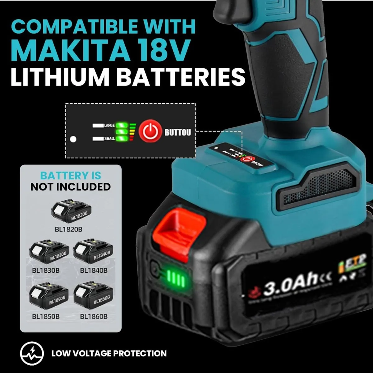 Reciprocating Saw Cordless - 300W Brushless Motor - Image 3