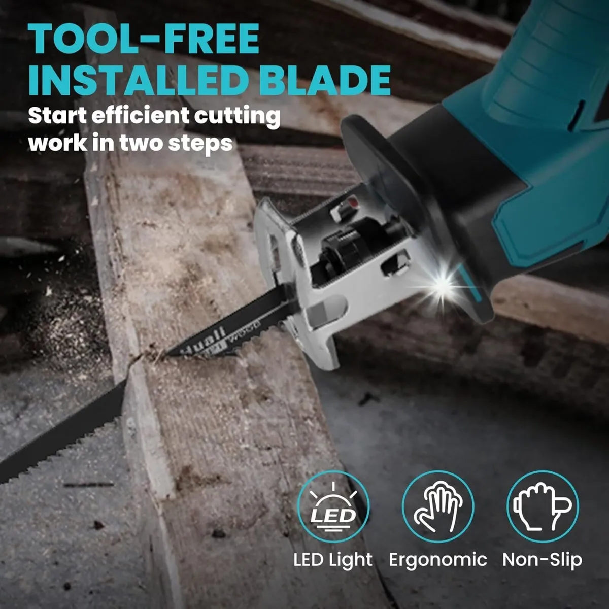 Reciprocating Saw Cordless - 300W Brushless Motor - Image 4