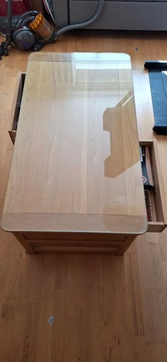 Solid Oak Coffee Table - Image 4