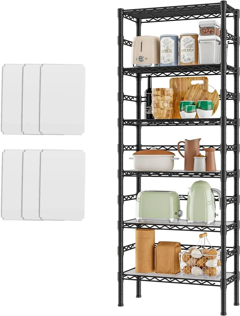 6-Tier Wire Shelving Unit Metal Units Heavy Duty - Image 1