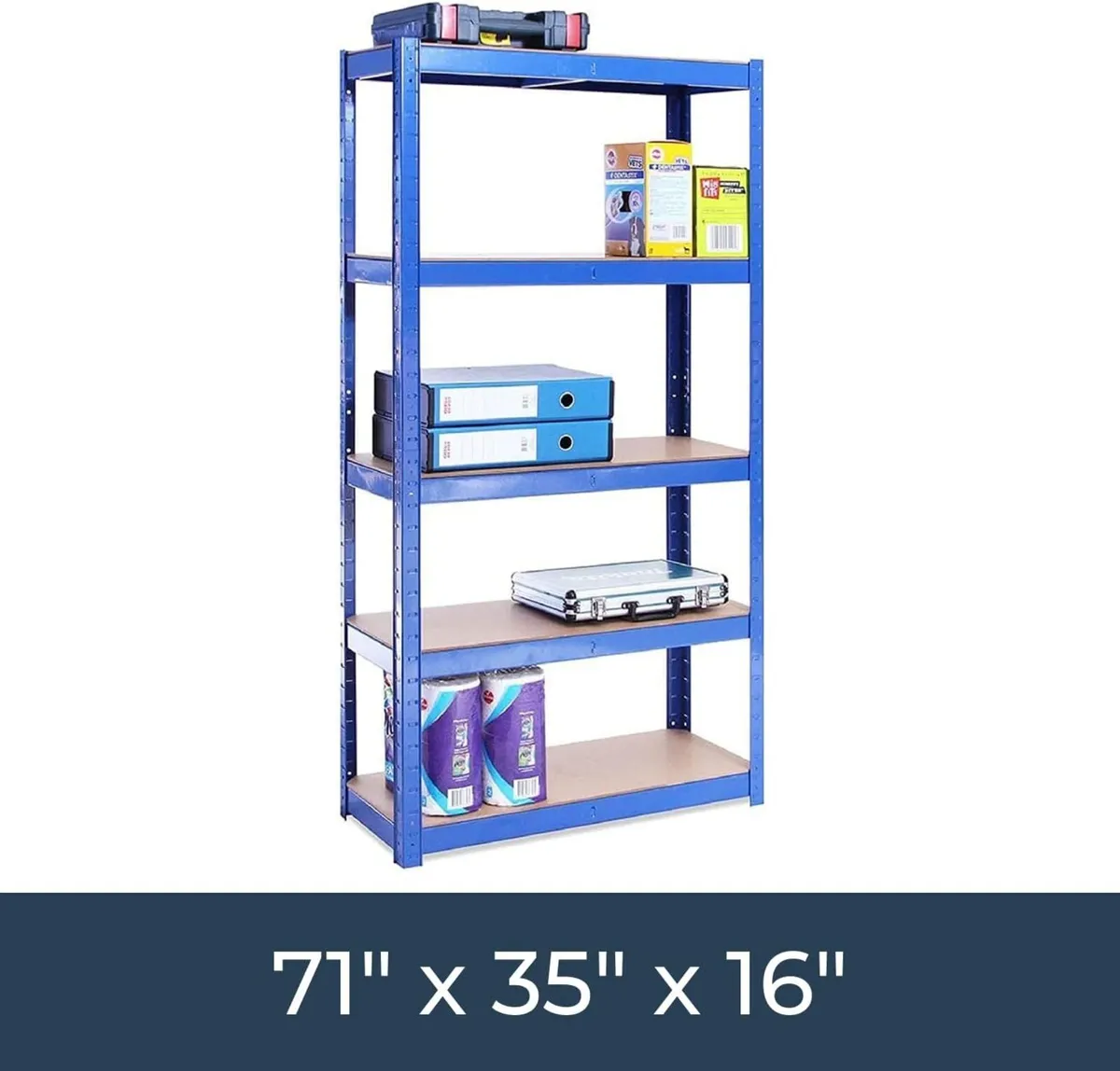 Garage Shelving Units - 5 Tier Storage Rack - Image 4