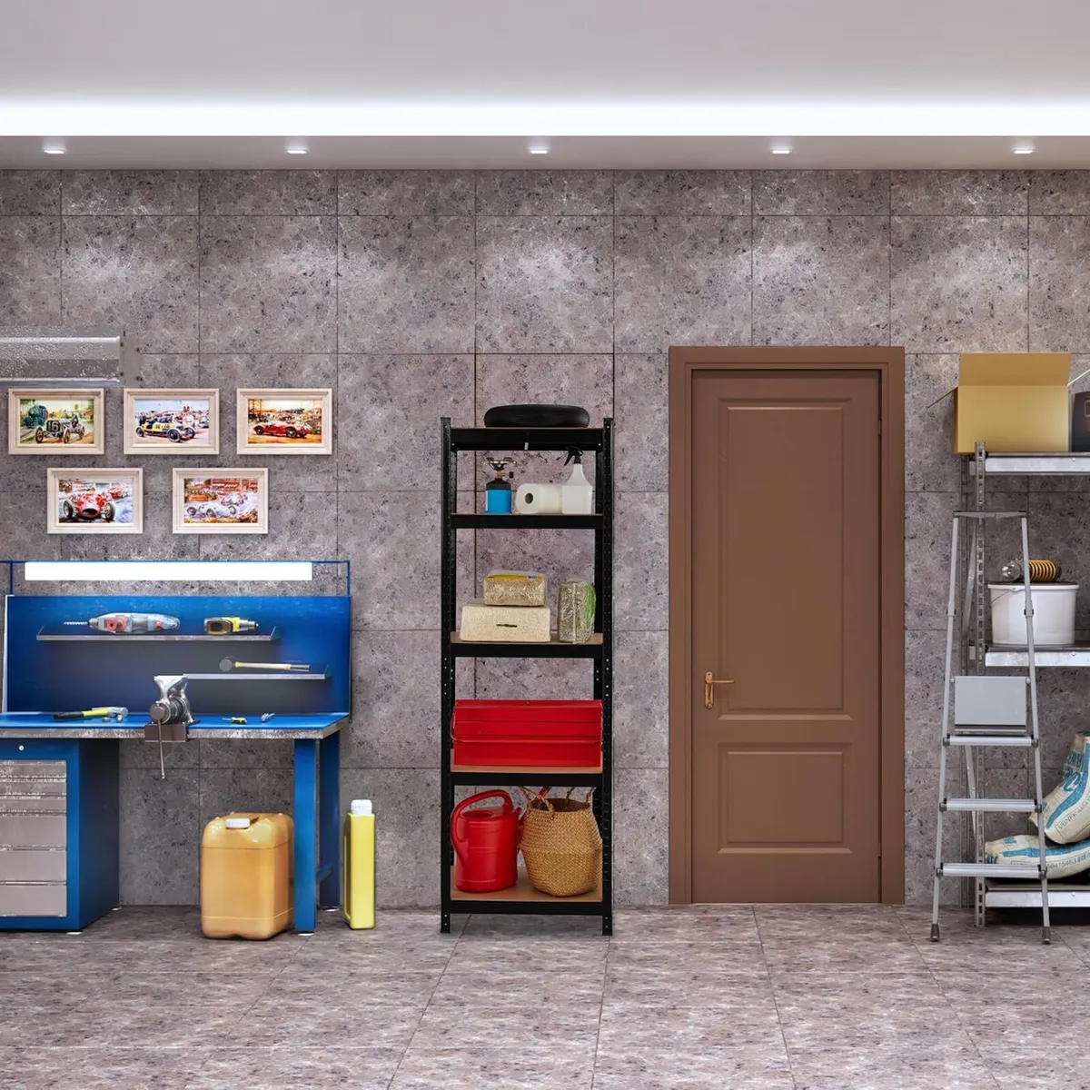 Heavy-Duty Shelving 80% Steel fibreboard 10% - Image 2