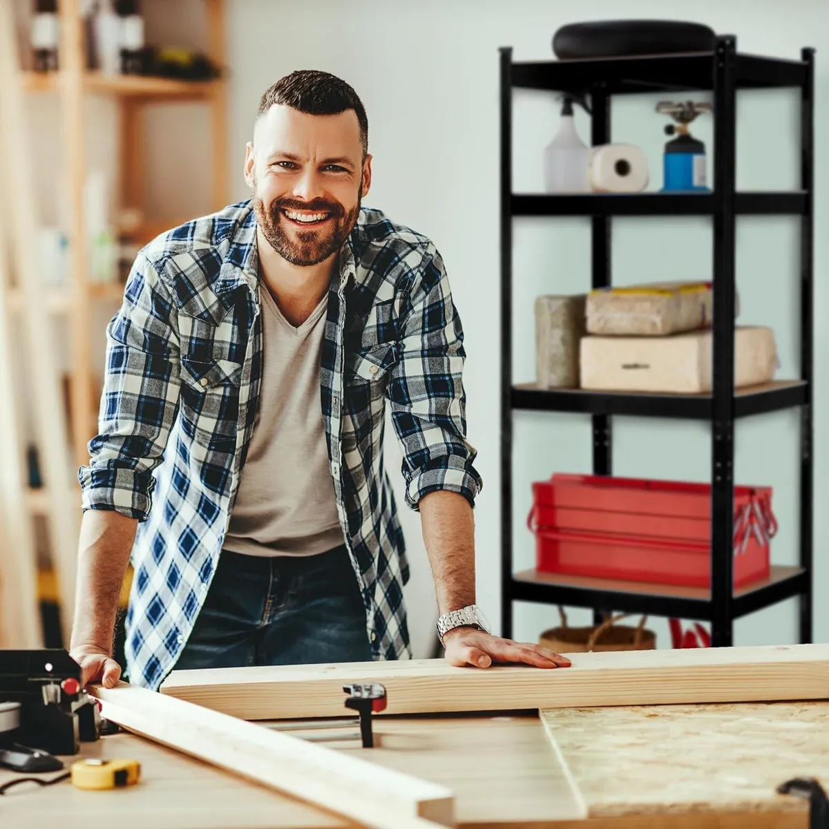 Heavy-Duty Shelving 80% Steel fibreboard 10% - Image 4