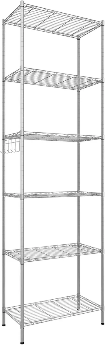 6-Tier Wire Shelving Unit Free Standing Shelf - Image 1