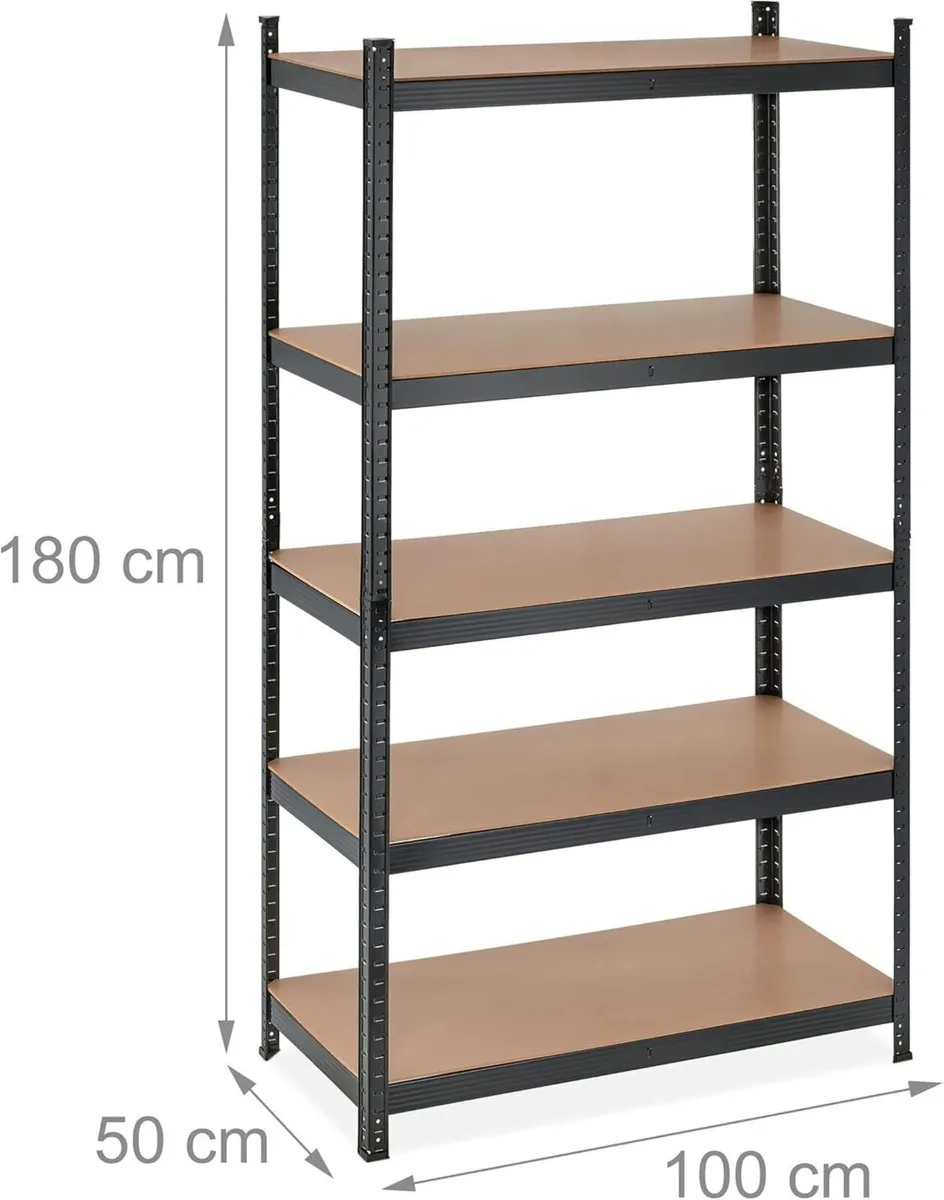 Heavy Duty Shelving Unit 5 Levels H x W D: 180 - Image 3