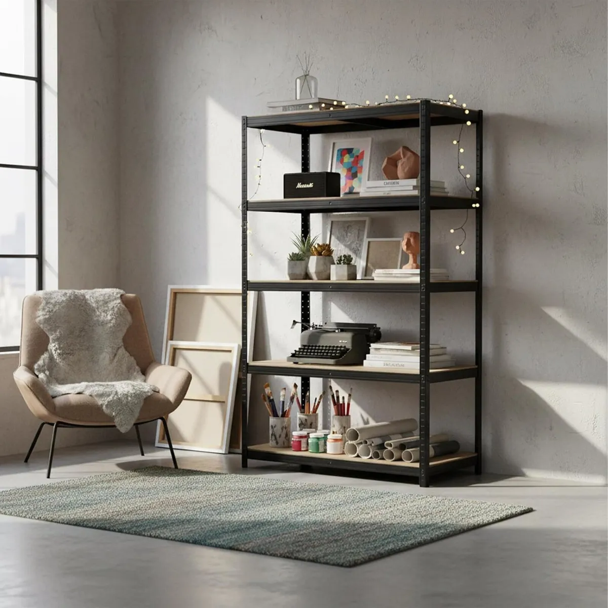 Heavy-Duty Shelving Unit 180x100x30 cm 875kg 5 - Image 4