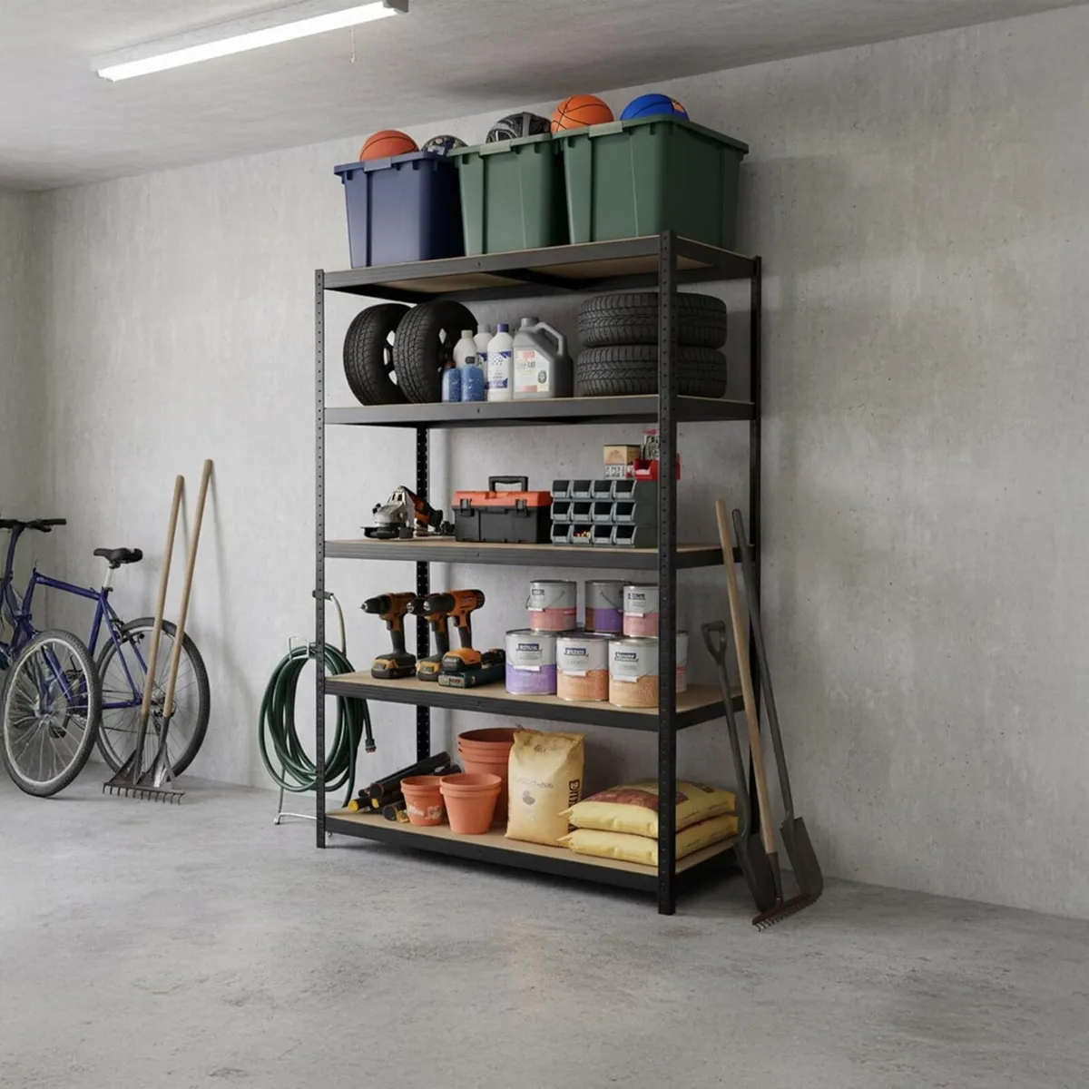 Heavy-Duty Shelving Unit 180x100x30 cm 875kg 5 - Image 2