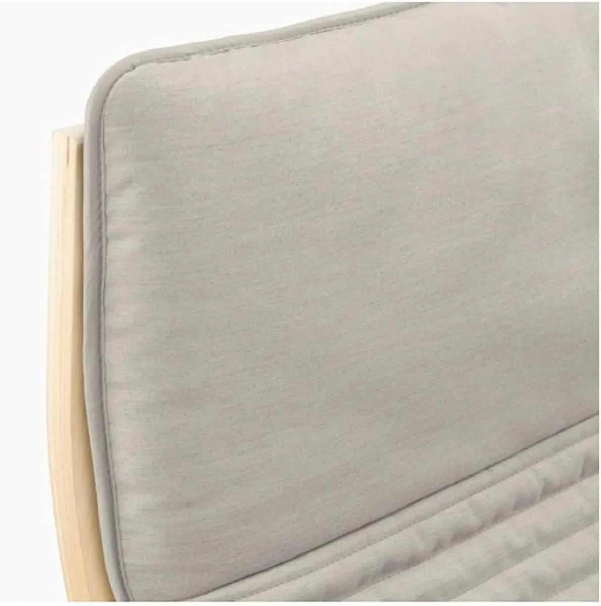 Poang Armchair Birch Veneer Knisa Light Beige - Image 3