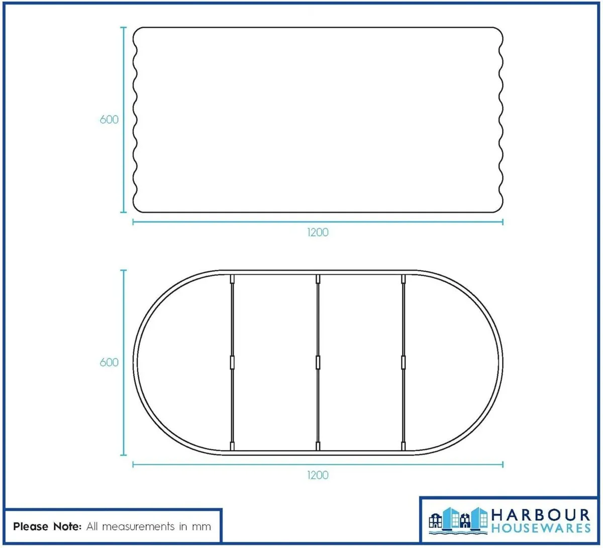 Raised Garden Bed - Green 120 x 60 60cm 2x - Image 3