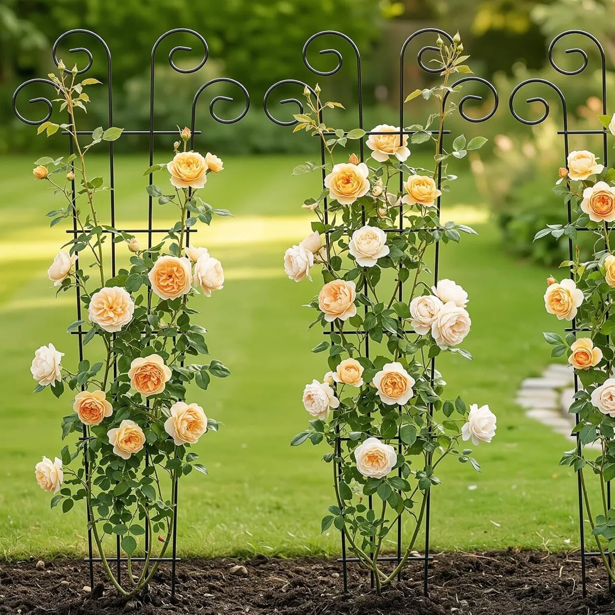 4 Pack Plant Trellis for Potted Plants 142 x 36 - Image 2