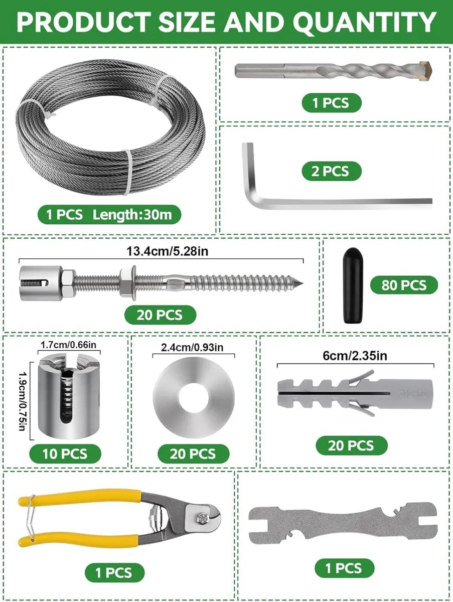 Garden Wire Trellis for Climbing Plants 30M - Image 2