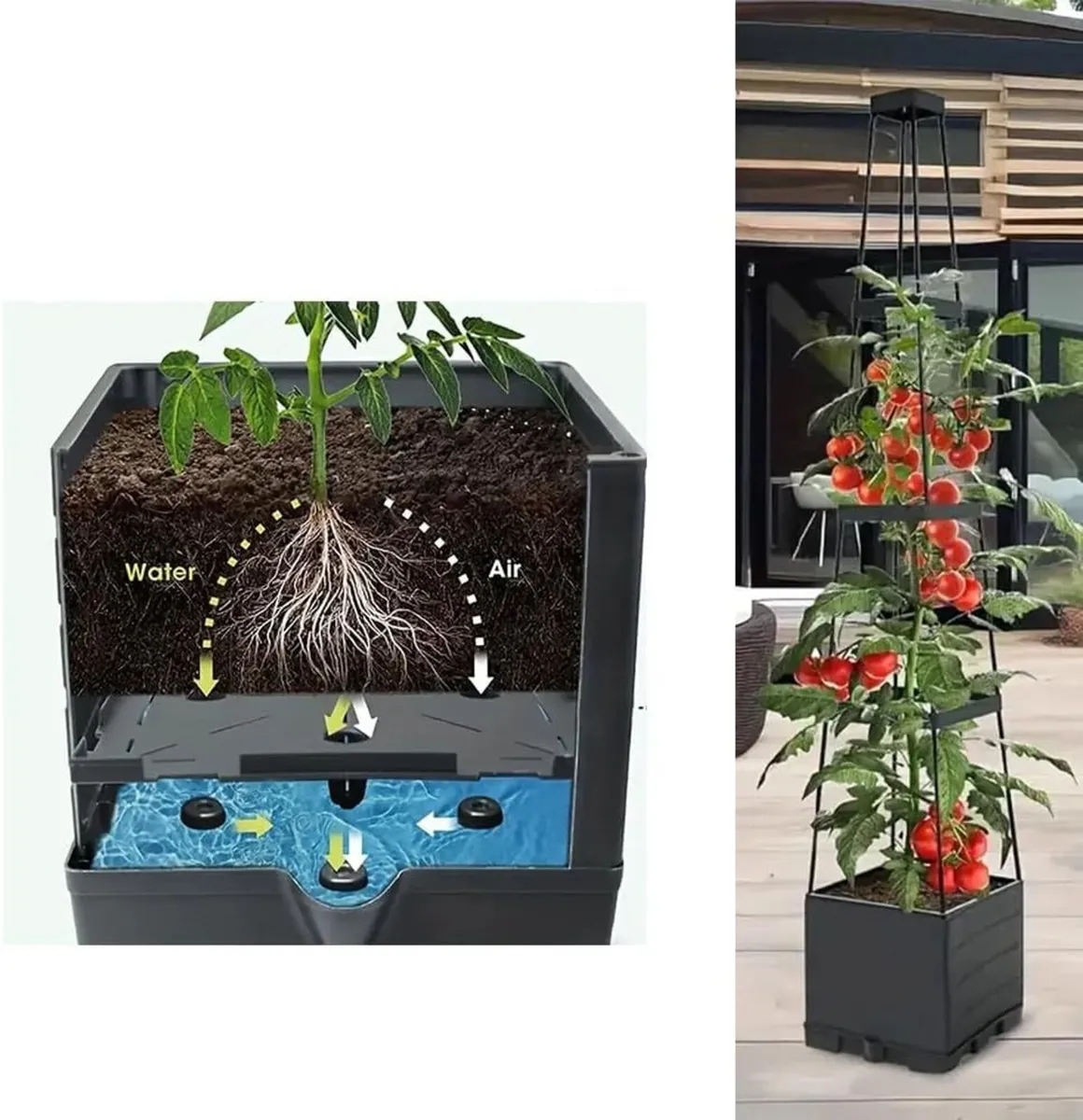 Raised Garden Bed Planter Box with Trellis 57 - Image 3