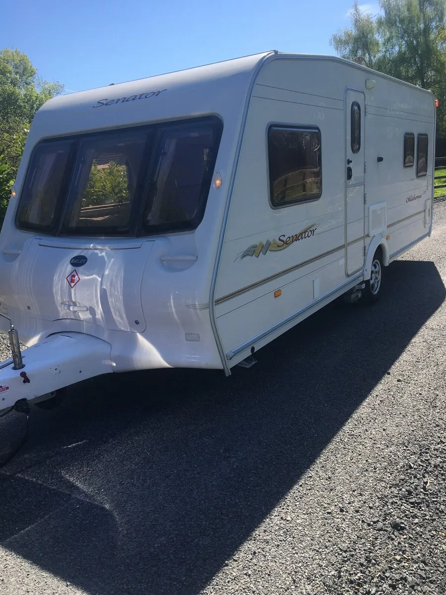 Bailey senator 4 berth fixed bed caravan - Image 1