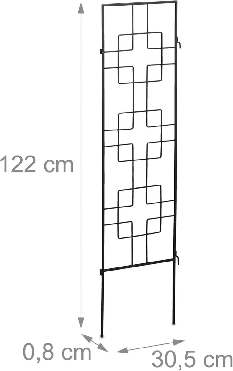 Metal Trellis Set of 6 Push In Support for - Image 3