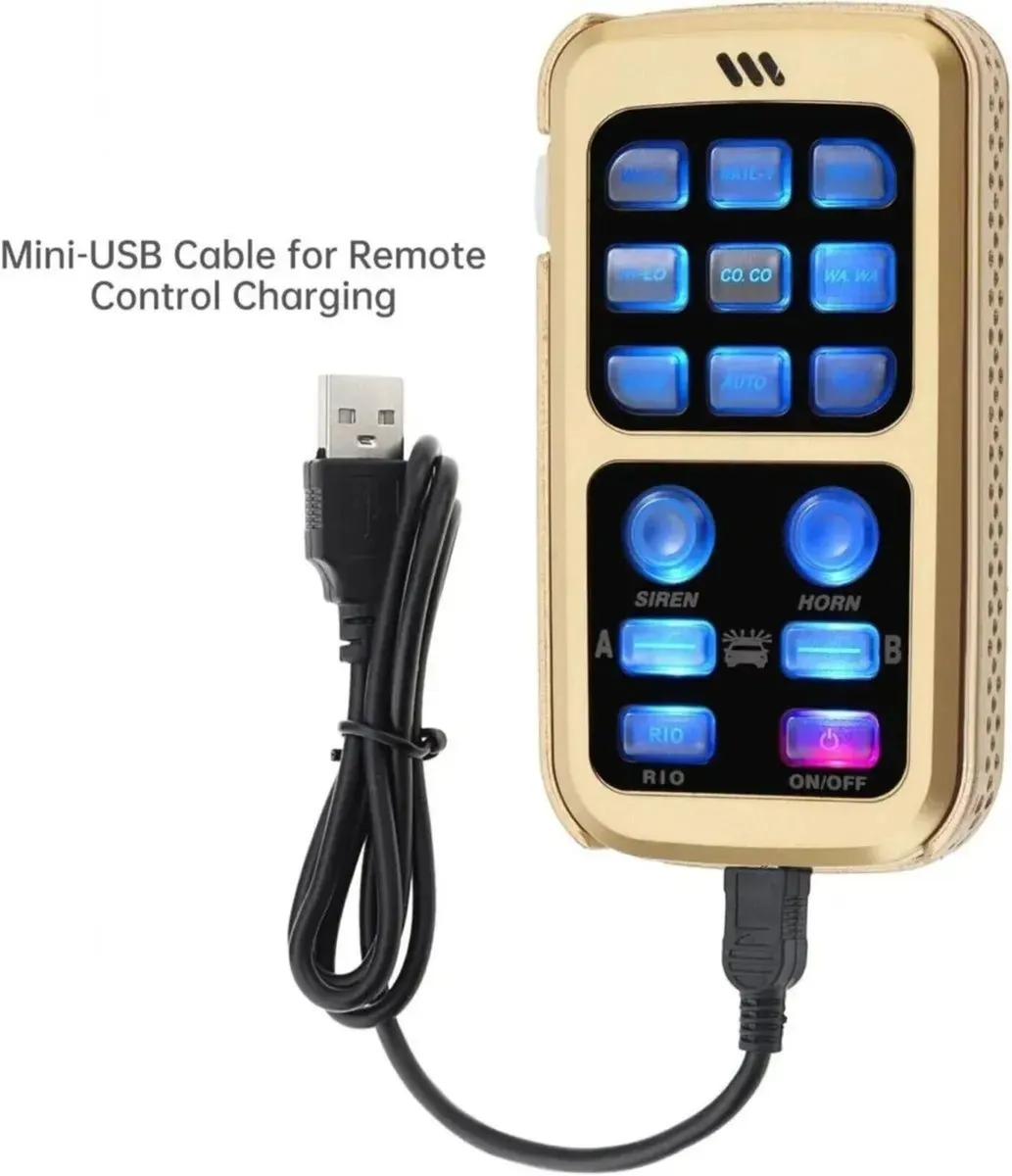 200W Car Warning Alarm Siren Speaker with Mic - Image 4