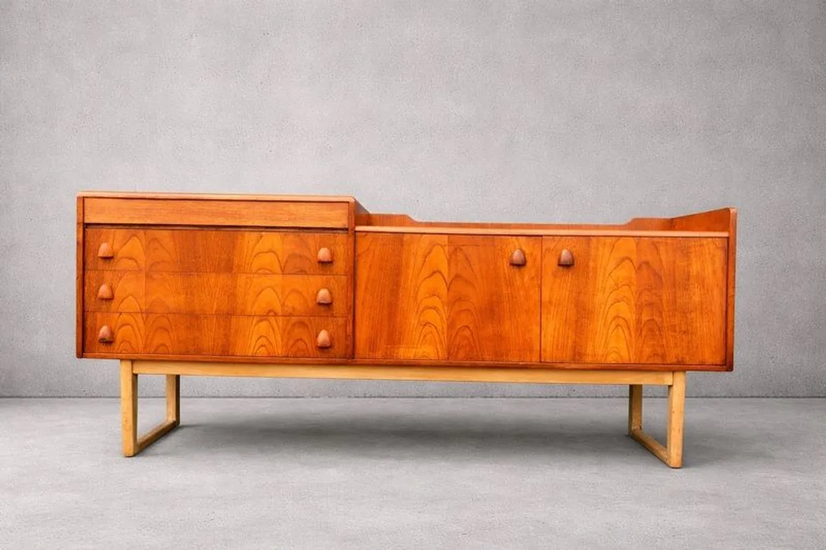 Mid century modern teak sideboards - Image 2