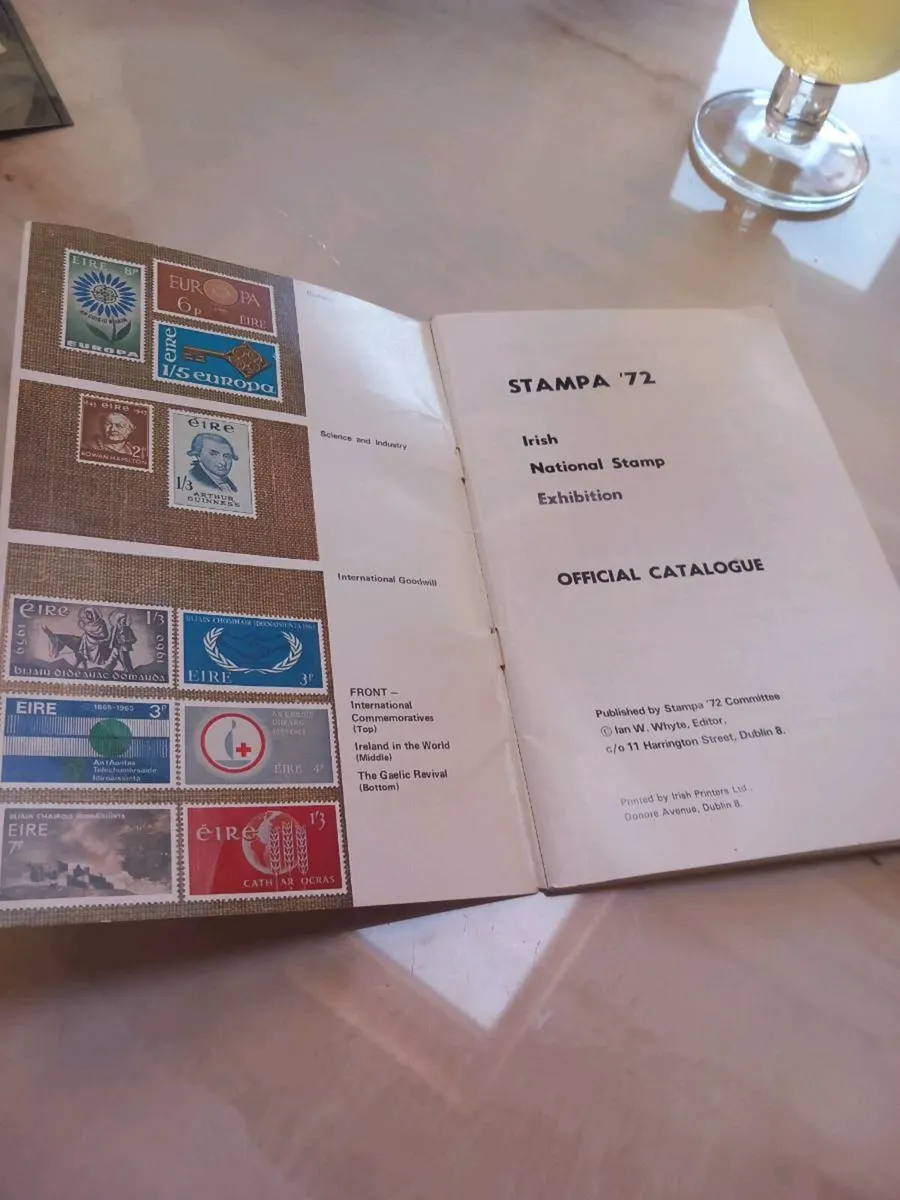 1972 Irish Stamp Exhibition catalogue post 5e - Image 3