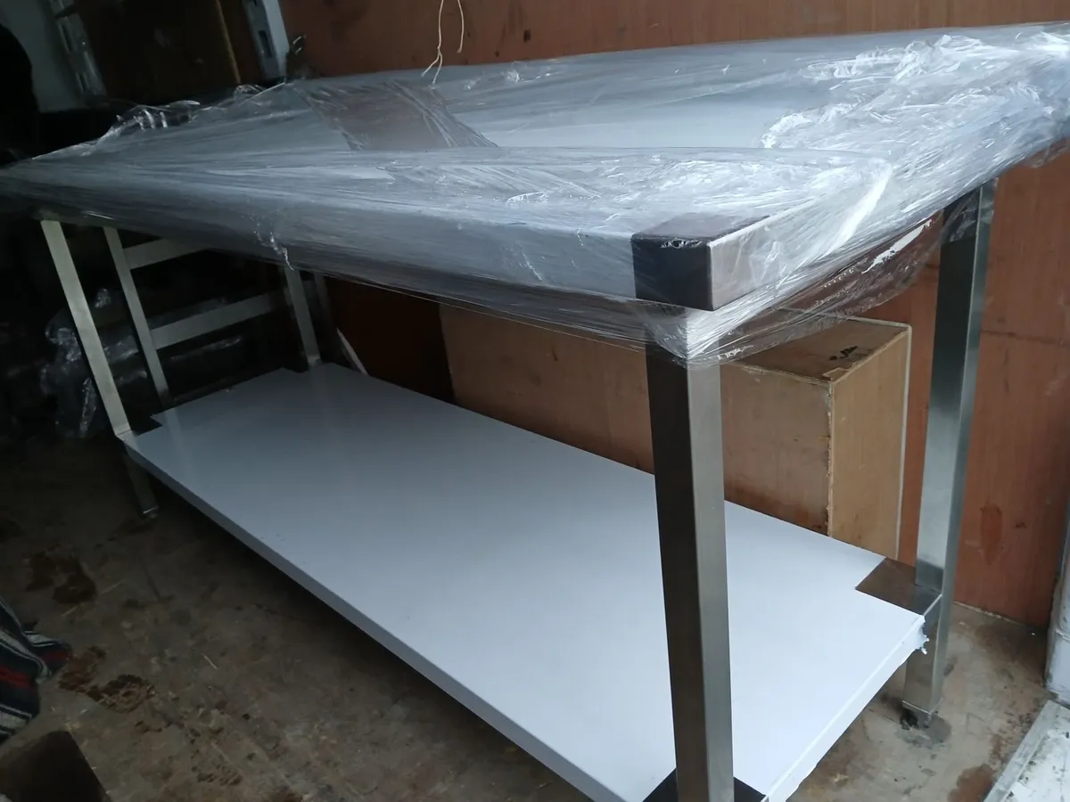 Staneless steel cabbinet  table new delivered - Image 2