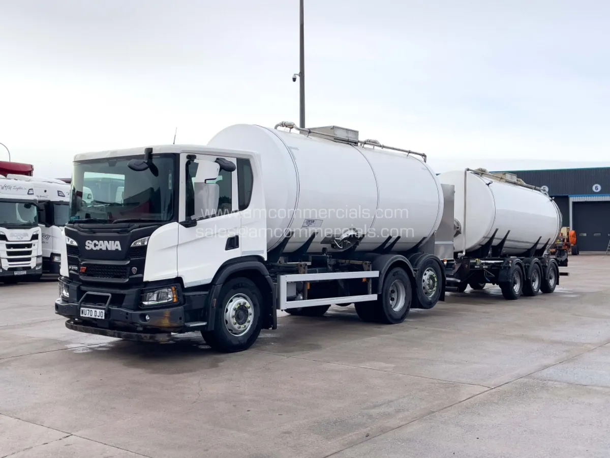 2020 SCANIA P450 XT LOWCAB TANKER W/ DRAWBAR TANK - Image 3