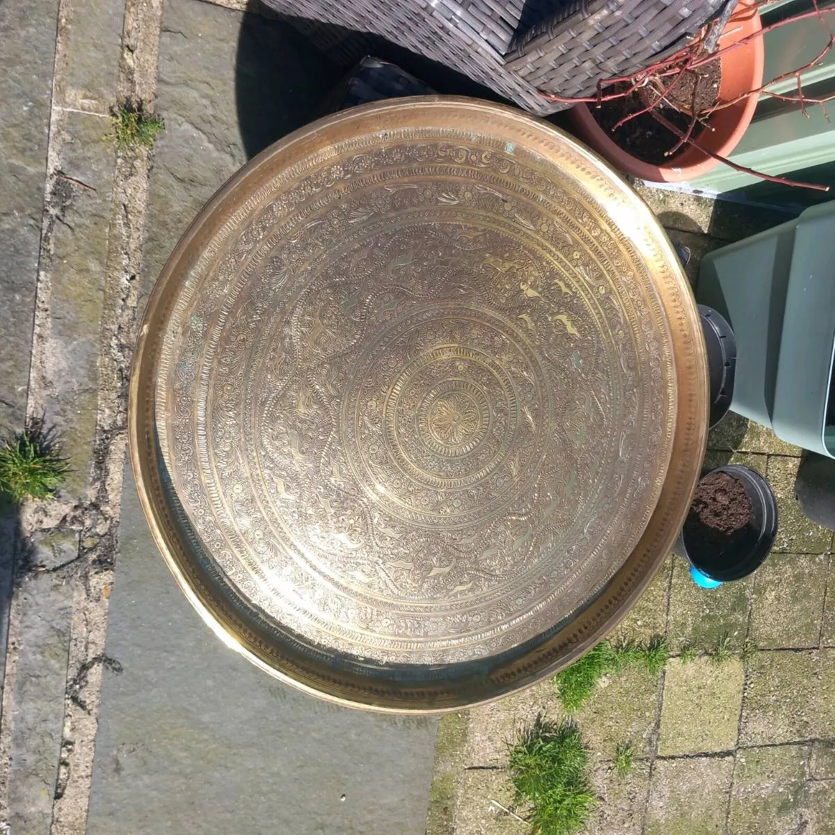 Brass serving tray - Image 2