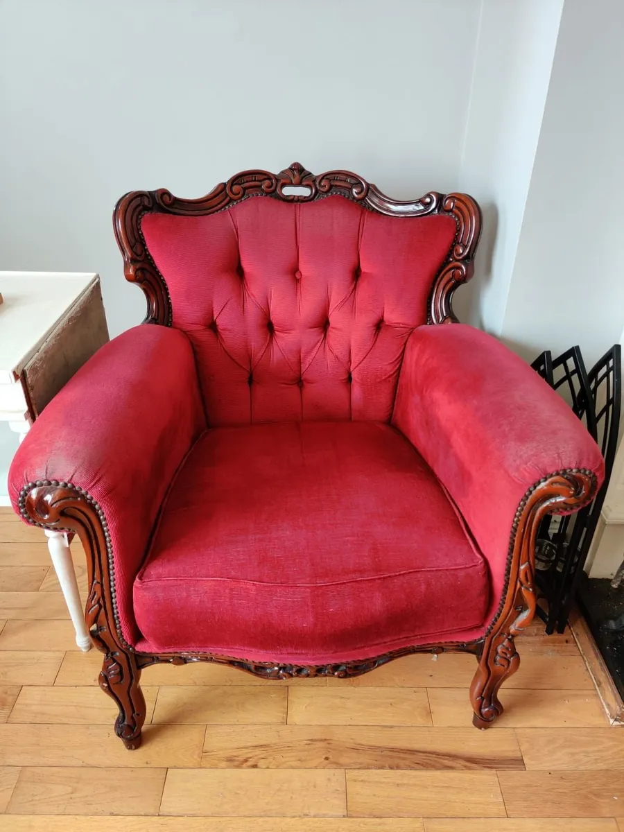 Couch and 2 armchairs - Image 3