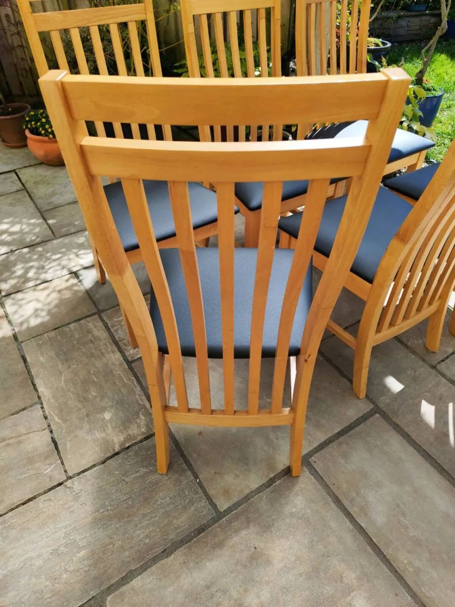 6 kitchen dining chairs - Image 3