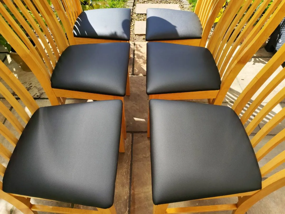 6 kitchen dining chairs - Image 4