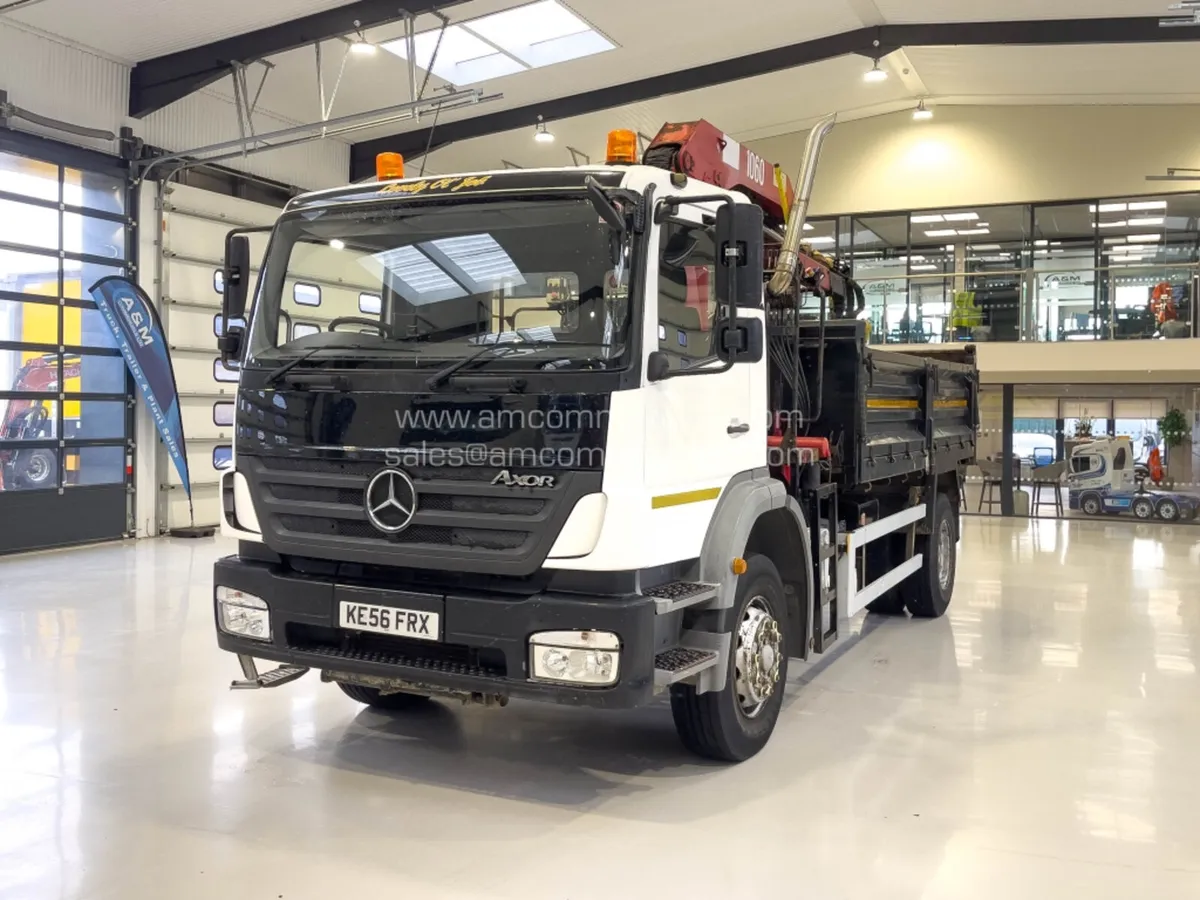 2006 MERCEDES AXOR 1823K CRANE-MOUNTED TIPPER - Image 4