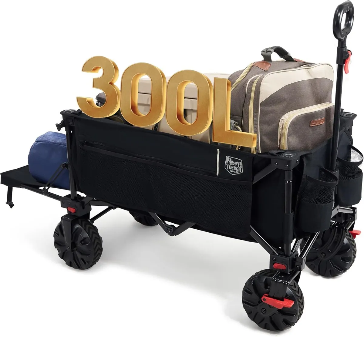 Festival Trolley 300L with Brakes Folding Beach - Image 1