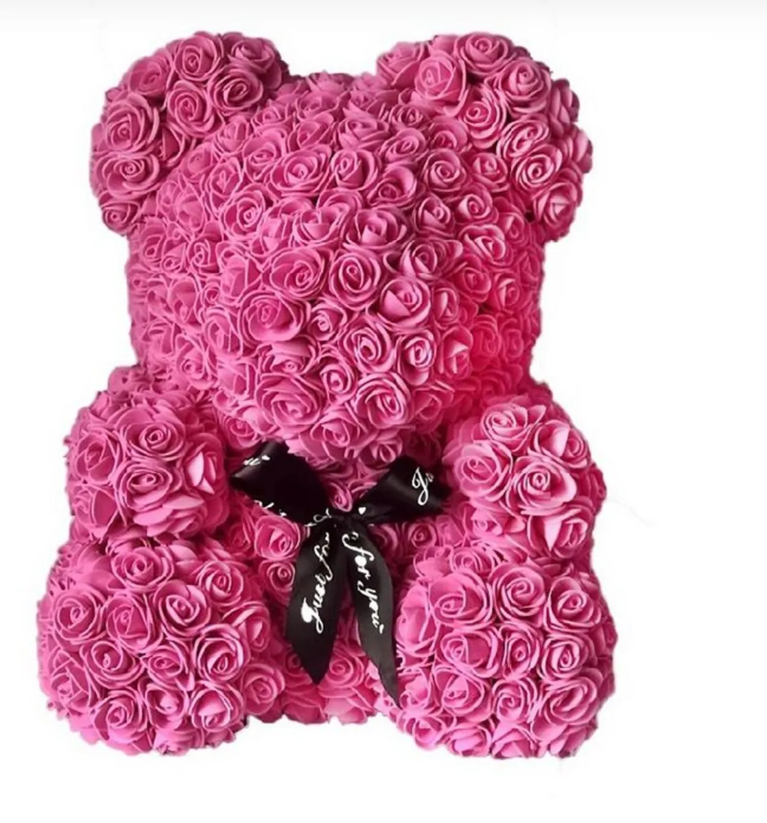 Rose bear 25 cm free packaging - Image 4