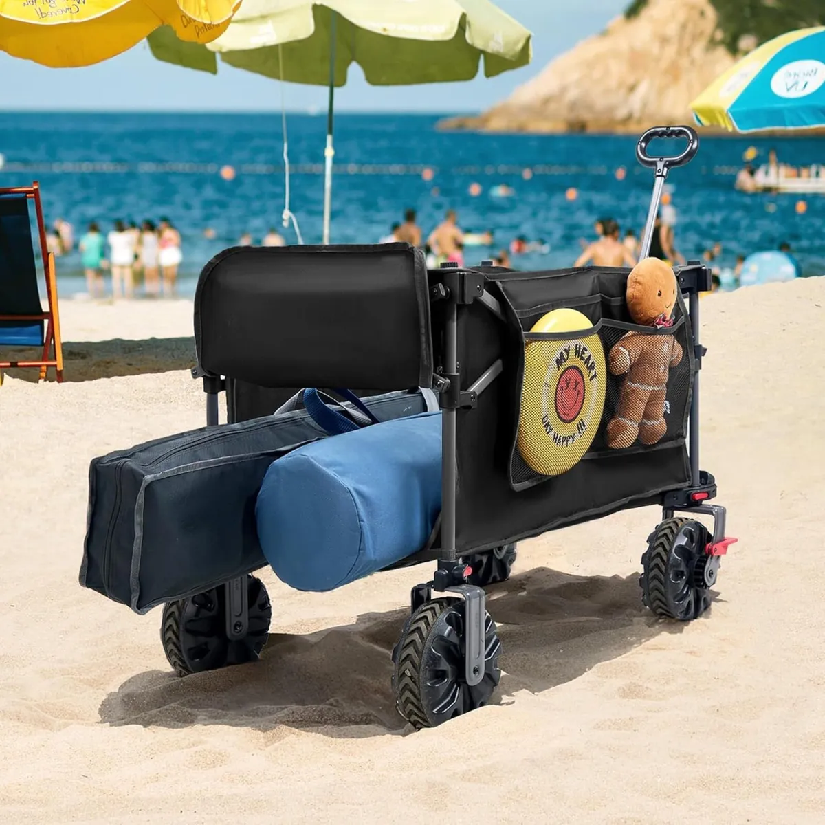 Festival Beach Trolley on Wheels with Canopy - Image 2