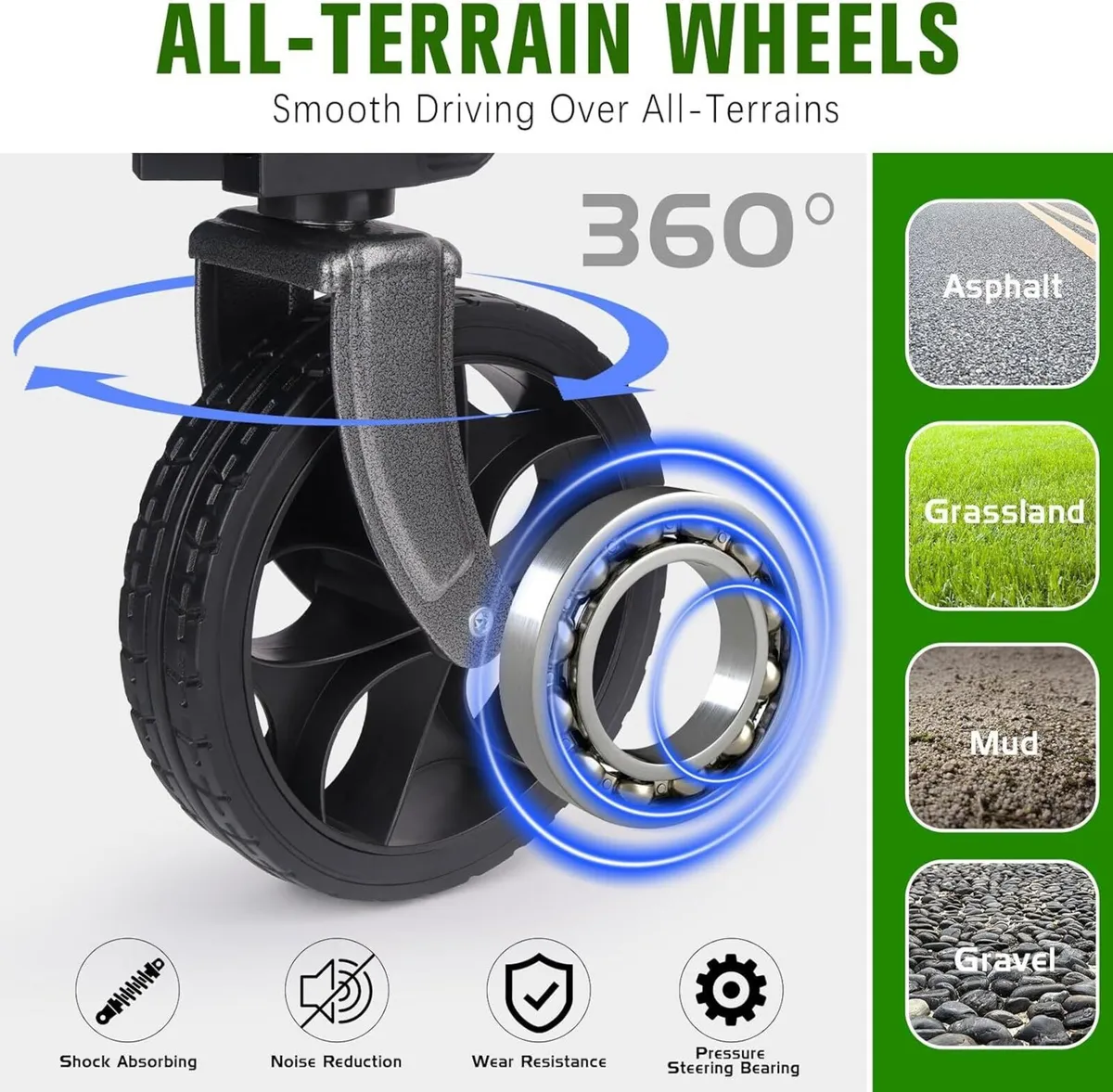 Festival Camping Trolley Cart Heavy Duty Folding - Image 4