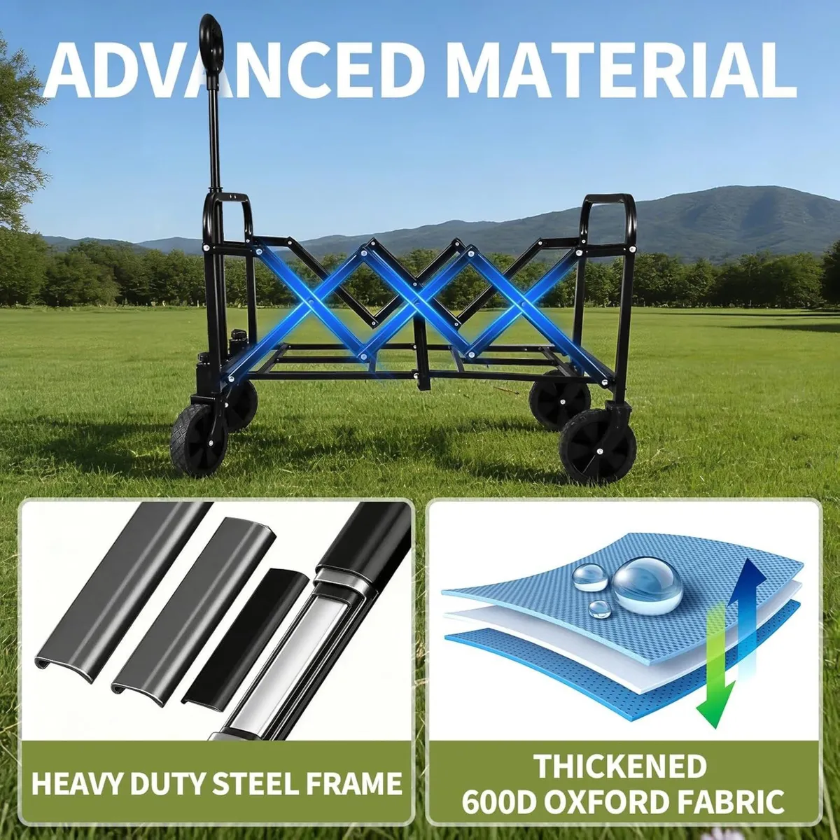 120L Festival Trolley on Wheels 225kg/500lbs - Image 4