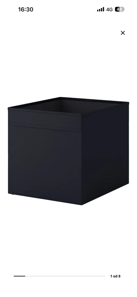 IKEA Kallax dark brown + boxes - Image 2