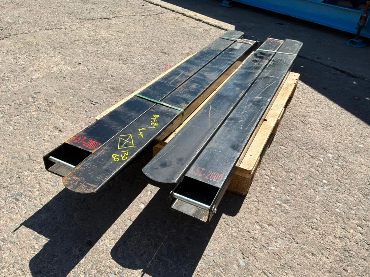 6 FT FORKLIFT  FORK EXTENSIONS....3 TON x 2.0mts.. - Image 2