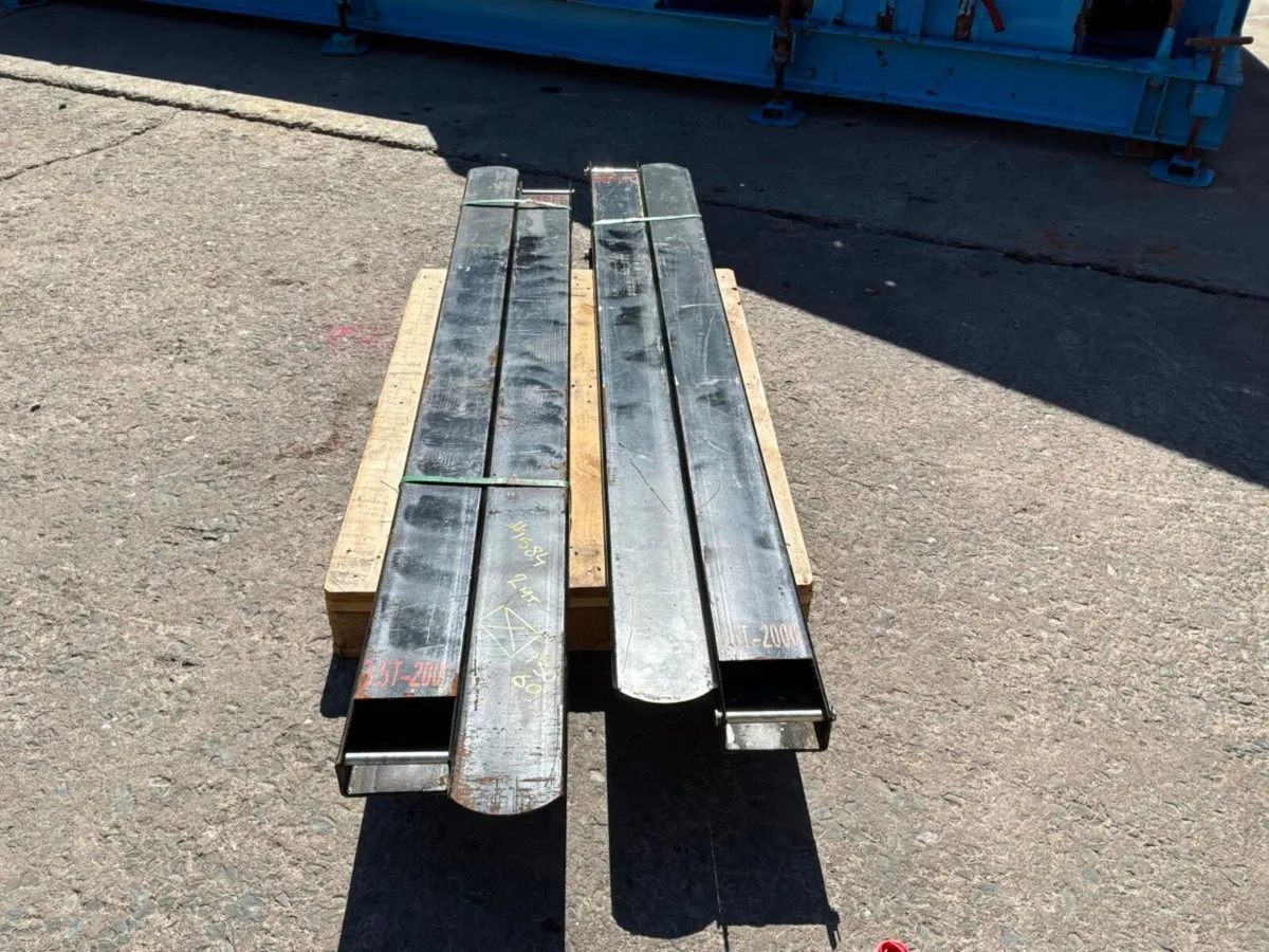 6 FT FORKLIFT  FORK EXTENSIONS....3 TON x 2.0mts.. - Image 3