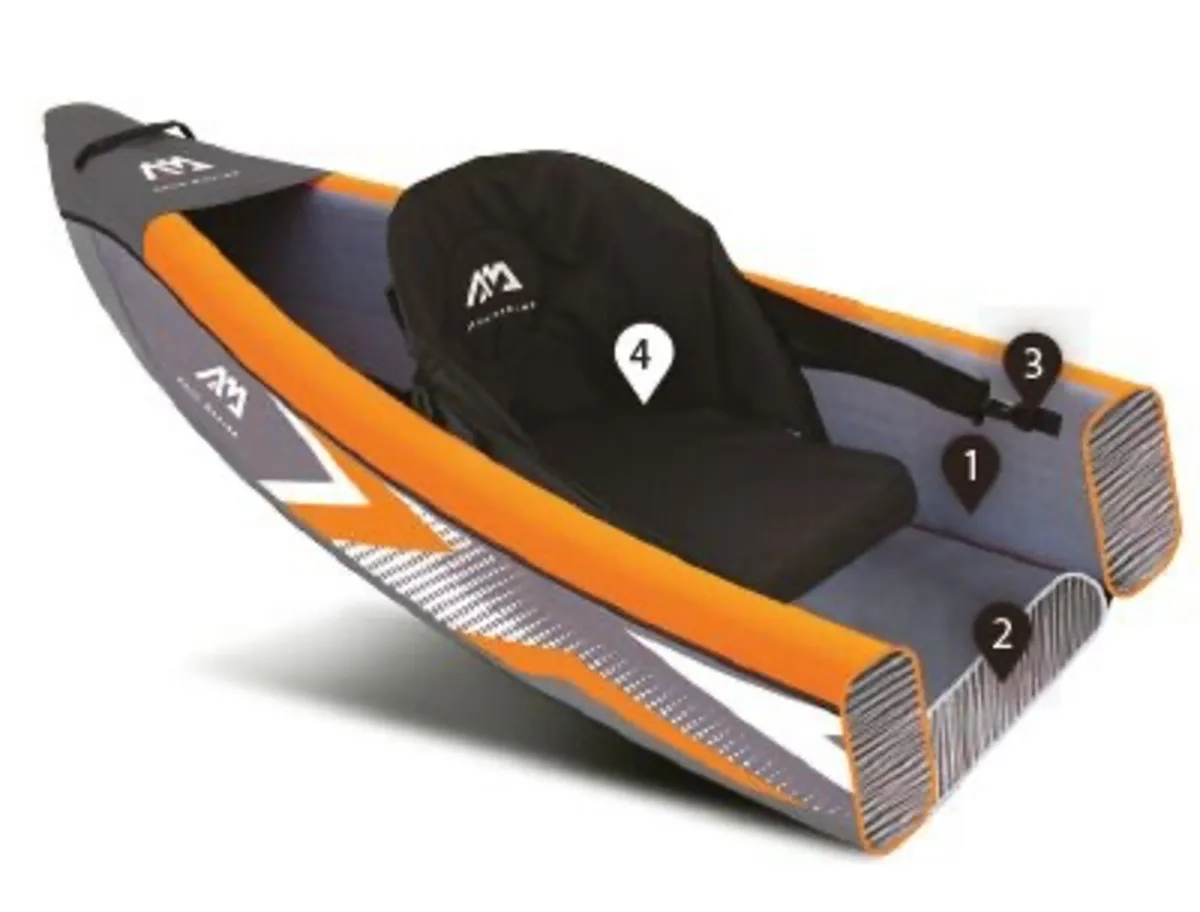 Inflatable canoe Aquamarina Tomahawk AIR-C - Image 2
