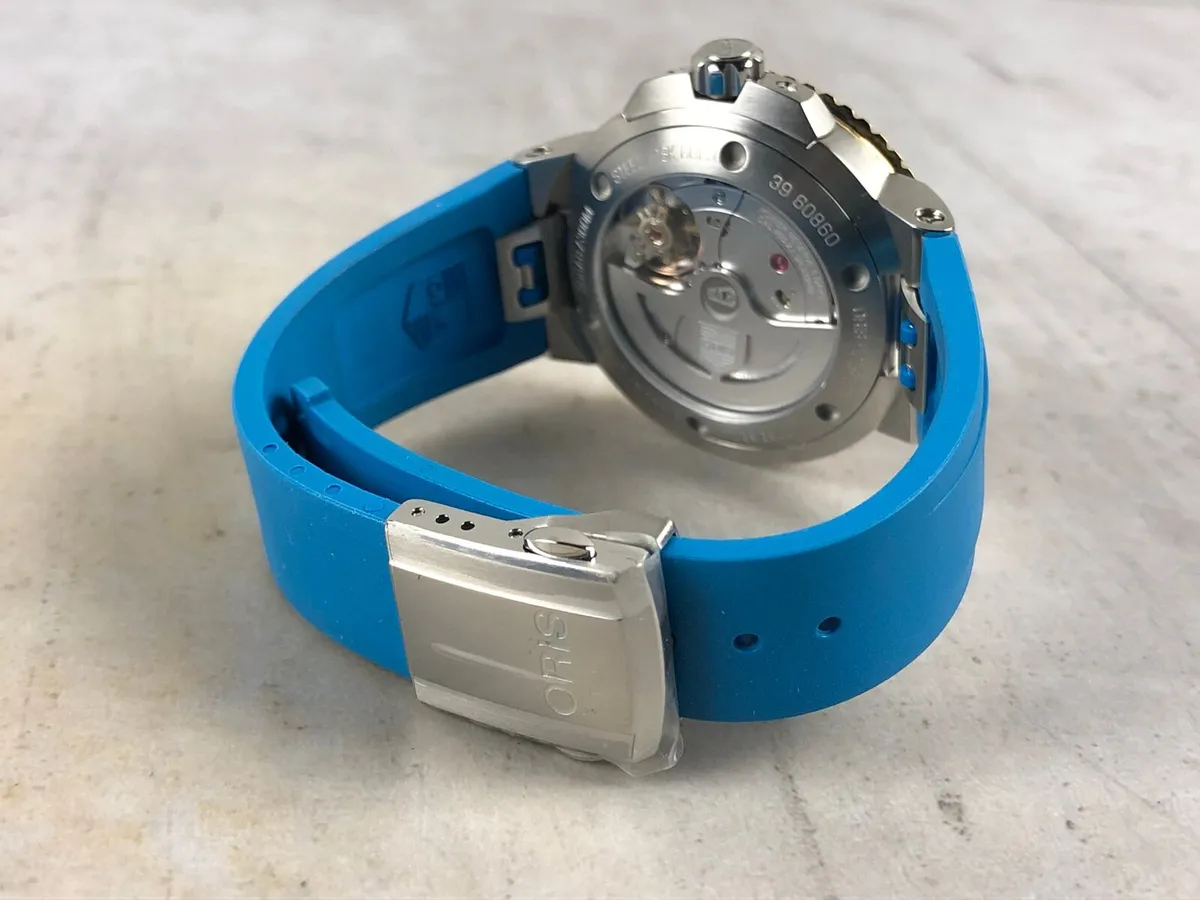 Oris Aquis Calibre 400 Blue/Gold – New Full Set - Image 2