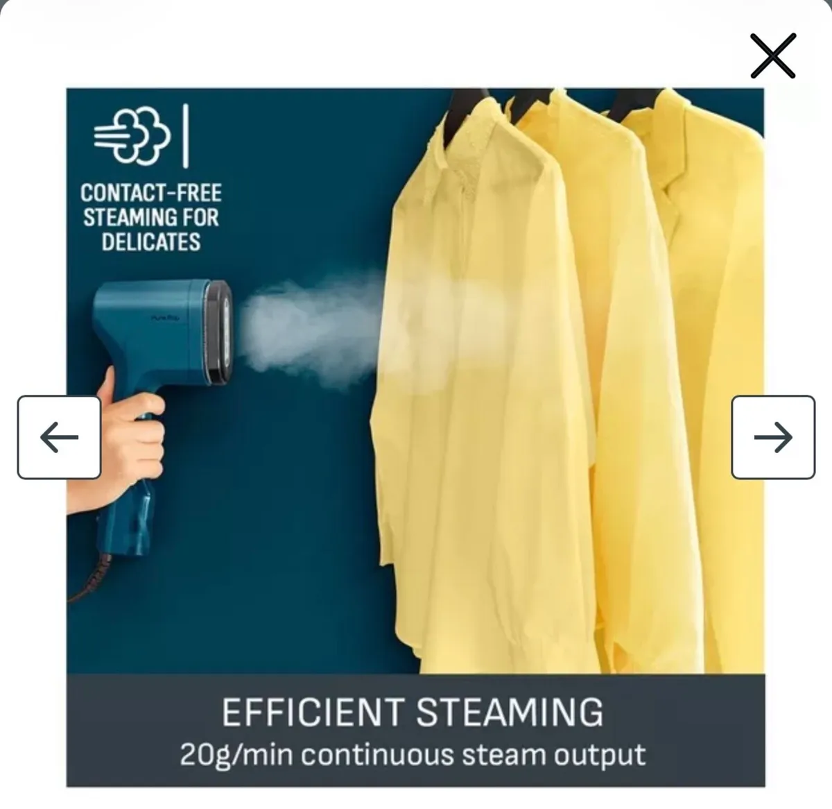 Tefal Pure Pop Clothes Steamer & Lint Remover - Image 4