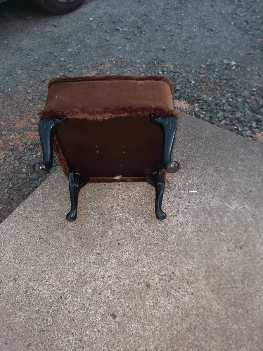 Vintage footstool - Image 3