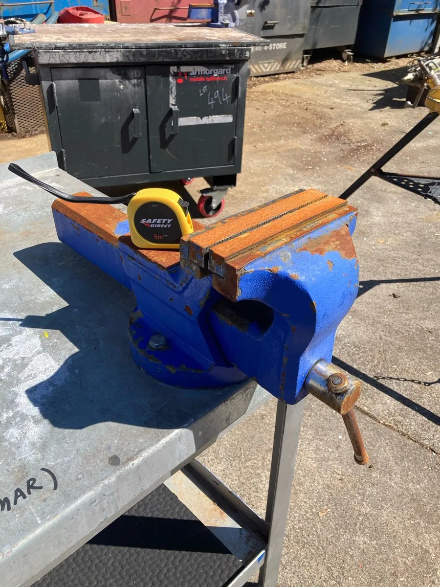 Galvanized work bench for sale - Image 4