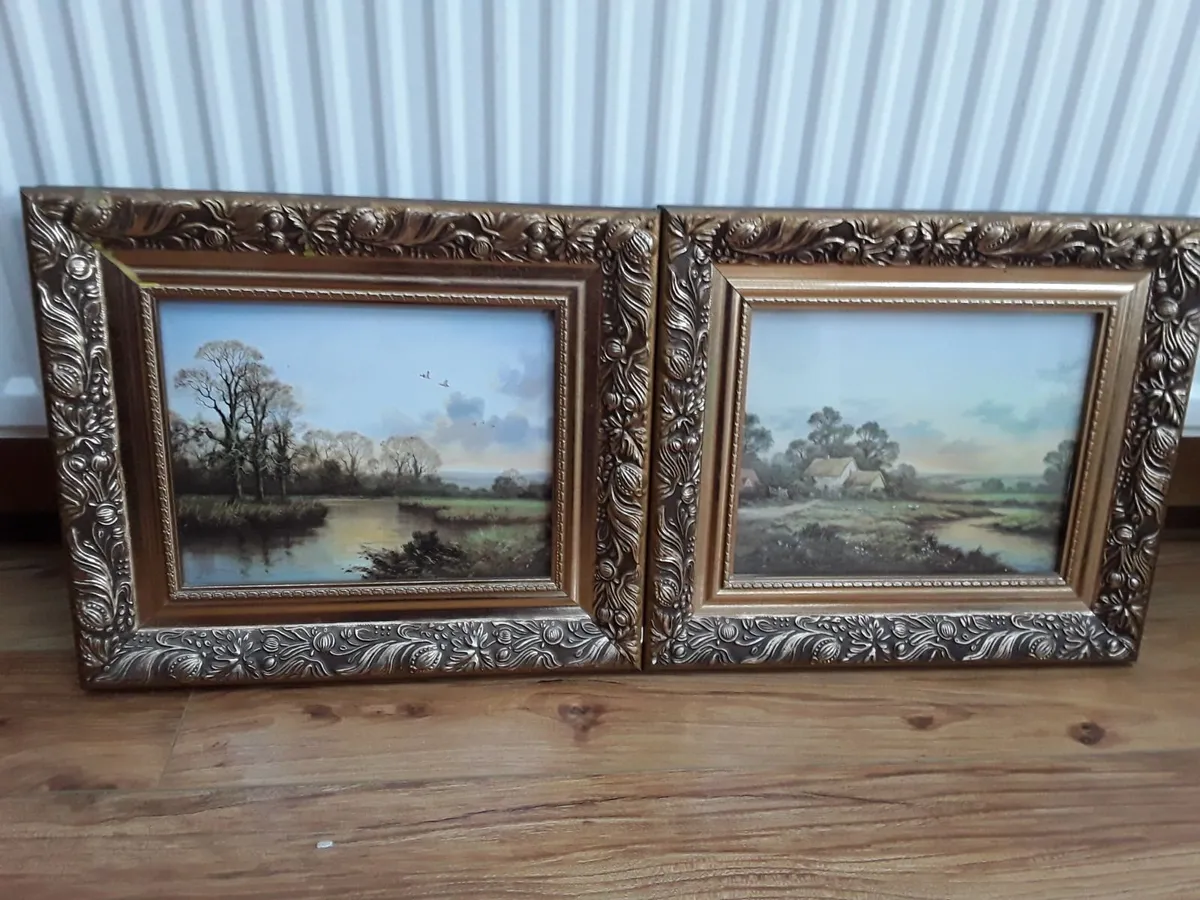 Two lovely pictures beautiful frames - Image 1