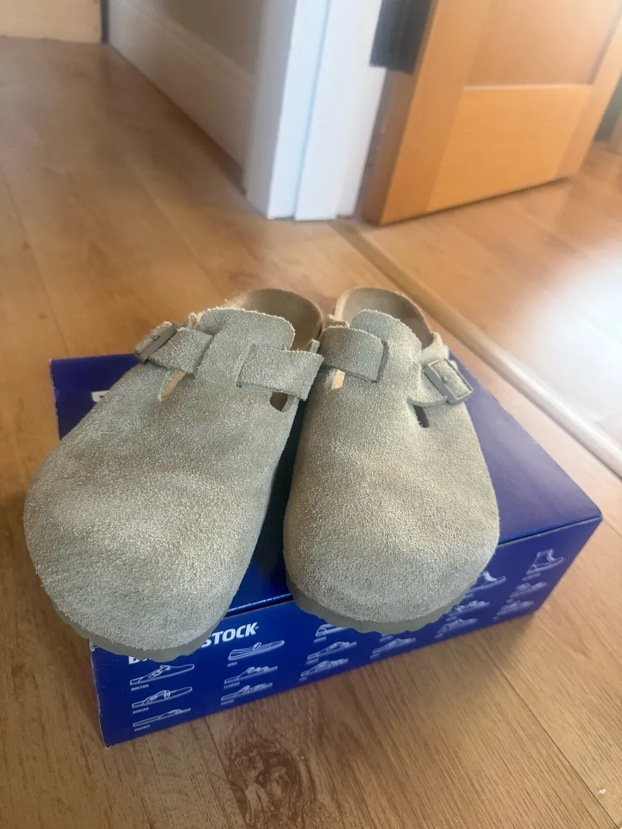 Birkenstock Boston Clogs - Khaki - EU 42 (UK 8) - Image 2