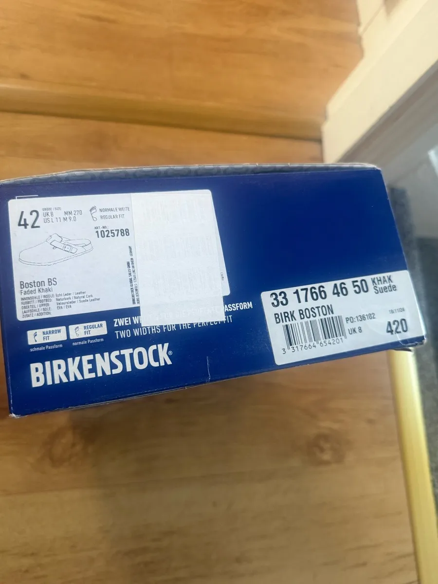 Birkenstock Boston Clogs - Khaki - EU 42 (UK 8) - Image 4