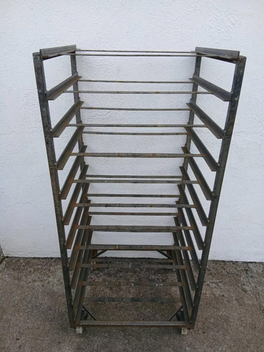 Steel Shelving unit On Castor Wheels - Image 1