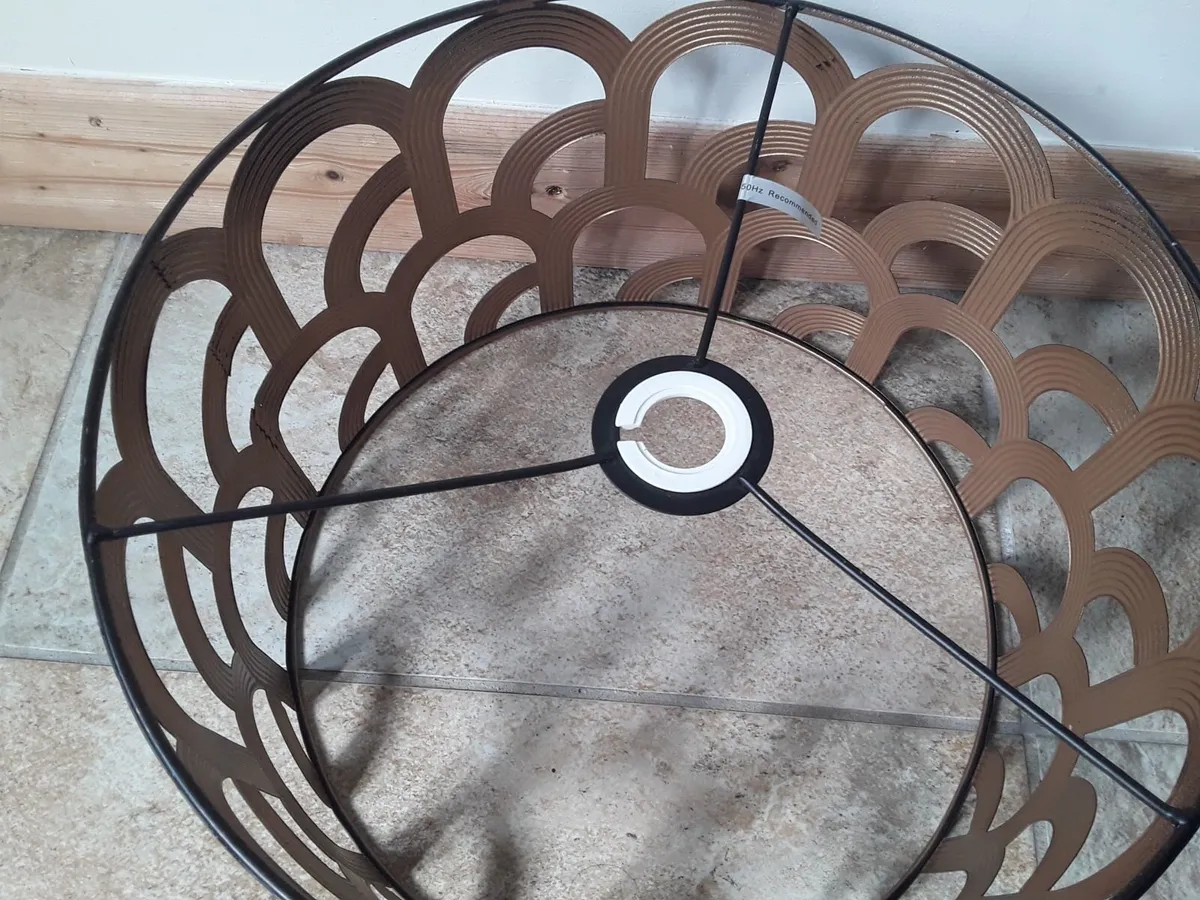 Lovely brand new metal pendant shade - Image 2